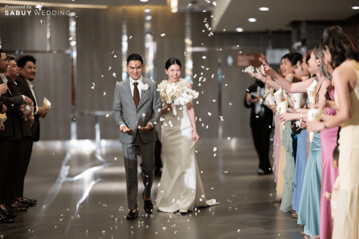  รีวิวงานแต่ง Minimal-Colorful พิธีการสุดกระชับแค่ 30 นาที พร้อมโชว์ปาร์ตี้จาก JoeyBoy @IMPACT Wedding