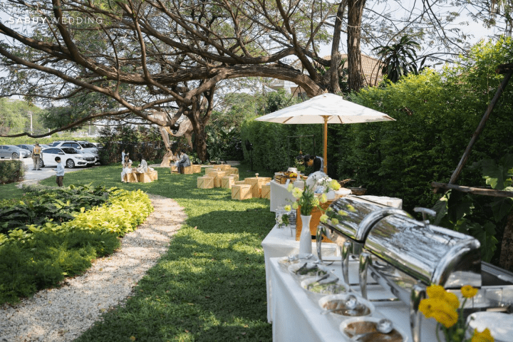  รีวิวงานแต่งที่ตอบโจทย์ความสบายใจ จัดงานง่ายในสถานที่สไตล์ One Stop Service @ Siloo’et House