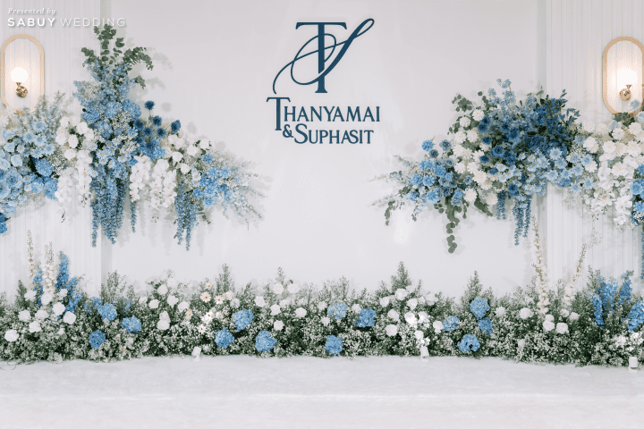 รีวิวงานแต่งธีมสีฟ้าละมุน เติมกิมมิกให้แขกเอ็นจอยด้วยของรางวัลจัดเต็ม @Novotel Bangkok Sukhumvit 20