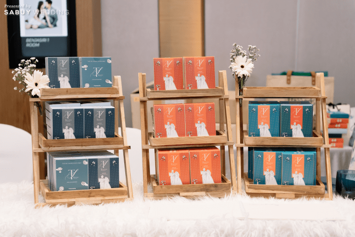 รีวิวงานแต่งธีมสีฟ้าละมุน เติมกิมมิกให้แขกเอ็นจอยด้วยของรางวัลจัดเต็ม @Novotel Bangkok Sukhumvit 20