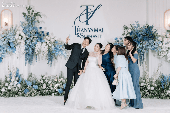  รีวิวงานแต่งธีมสีฟ้าละมุน เติมกิมมิกให้แขกเอ็นจอยด้วยของรางวัลจัดเต็ม @Novotel Bangkok Sukhumvit 20