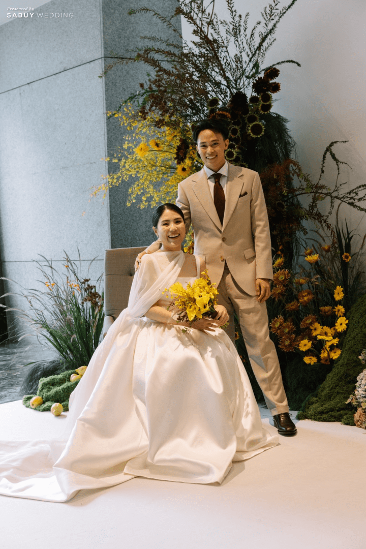 รีวิวงานแต่งงาน ‘Feel like home’ บอกเล่าตัวตนผ่านดีเทลงานคราฟต์ @The Okura Prestige Bangkok