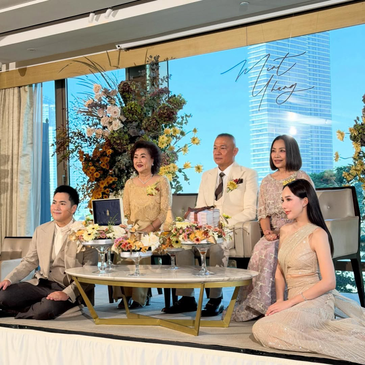  โรแมนติกทุกมุมกล้อง รวมภาพสุดหวาน งานแต่ง “มิ้นท์ ณัฐวรา - หยัง วิธวิทย์”