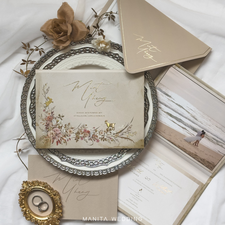  โรแมนติกทุกมุมกล้อง รวมภาพสุดหวาน งานแต่ง “มิ้นท์ ณัฐวรา - หยัง วิธวิทย์”