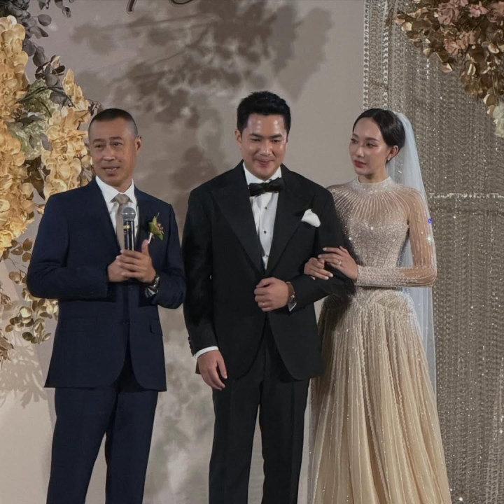  โรแมนติกทุกมุมกล้อง รวมภาพสุดหวาน งานแต่ง “มิ้นท์ ณัฐวรา - หยัง วิธวิทย์”