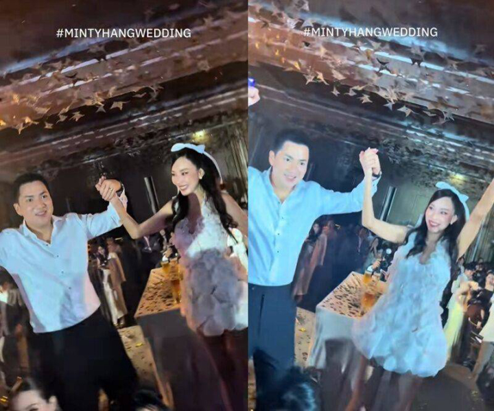  โรแมนติกทุกมุมกล้อง รวมภาพสุดหวาน งานแต่ง “มิ้นท์ ณัฐวรา - หยัง วิธวิทย์”