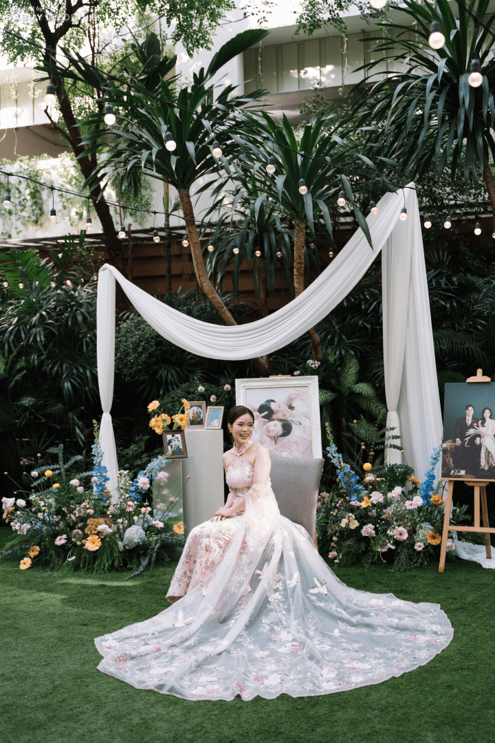 รีวิวงานแต่งธีม “Pastel and Floral in the Garden” กับพิธีแต่งหน้าเค้กที่ไม่เหมือนใคร @ Marriott Executive Apartments Sukhumvit Park Bangkok