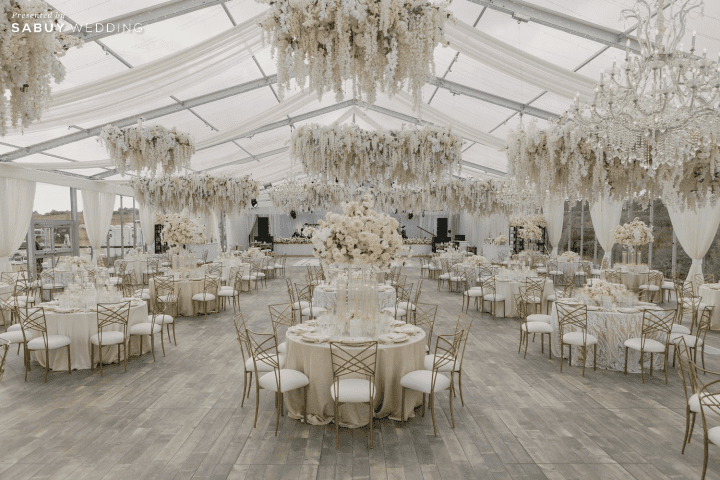 5 ไอเดียจัดงานแต่งโทน Cloud Dancer สี Pantone 2026