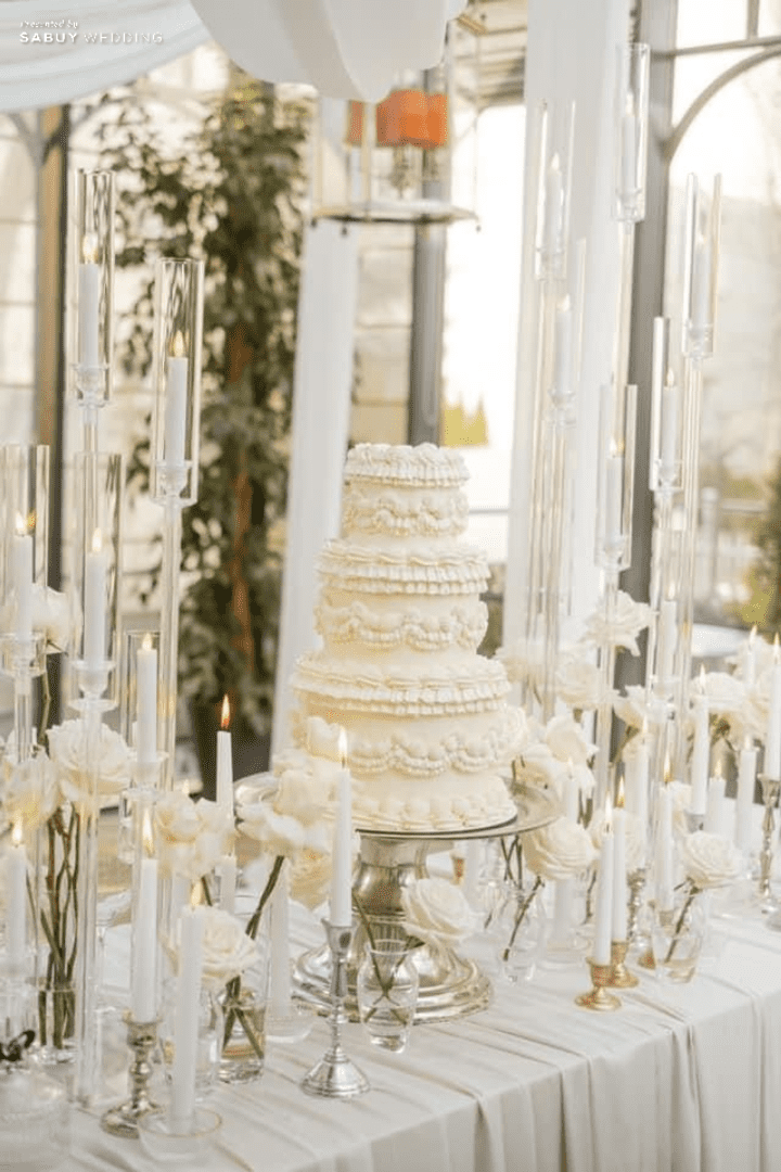 5 ไอเดียจัดงานแต่งโทน Cloud Dancer สี Pantone 2026