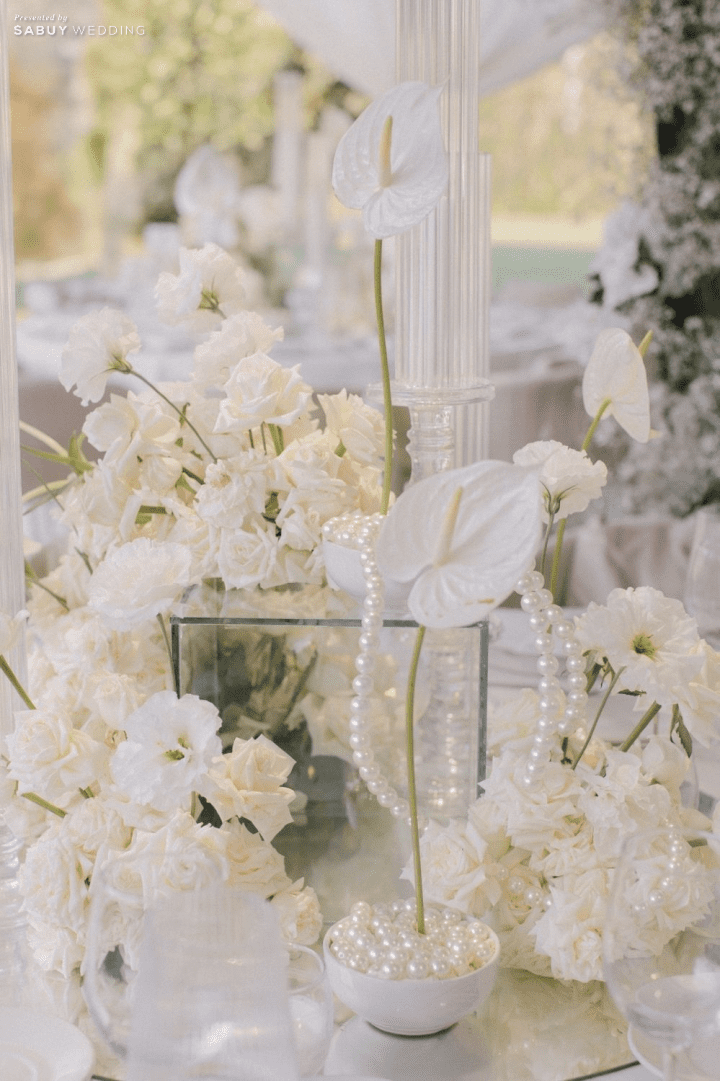 5 ไอเดียจัดงานแต่งโทน Cloud Dancer สี Pantone 2026