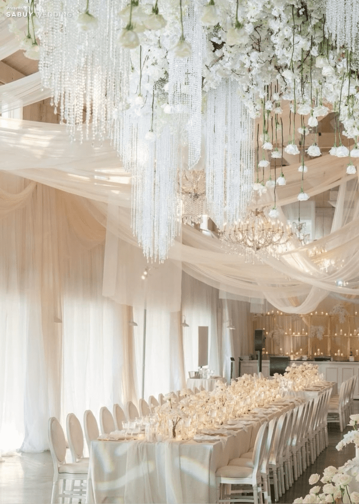 5 ไอเดียจัดงานแต่งโทน Cloud Dancer สี Pantone 2026