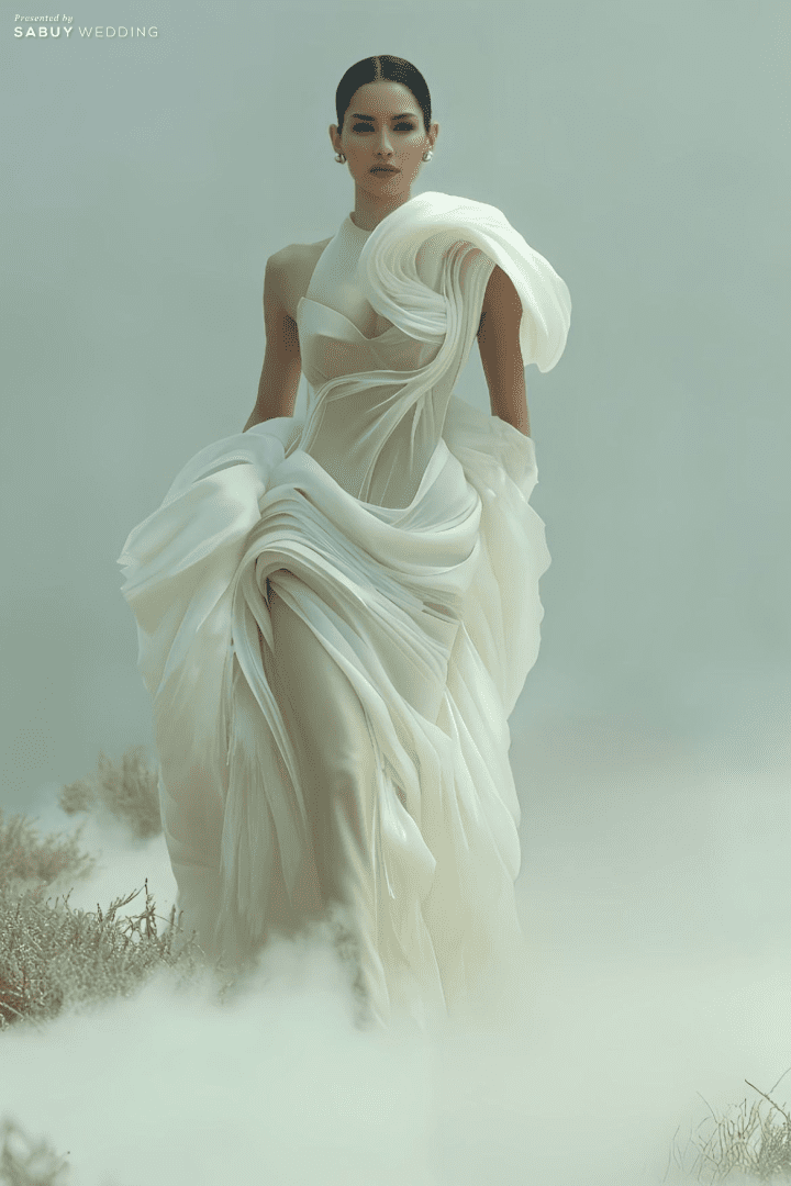 5 ไอเดียจัดงานแต่งโทน Cloud Dancer สี Pantone 2026