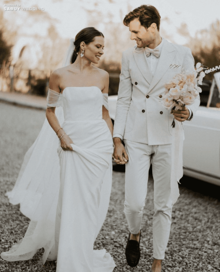 5 ไอเดียจัดงานแต่งโทน Cloud Dancer สี Pantone 2026