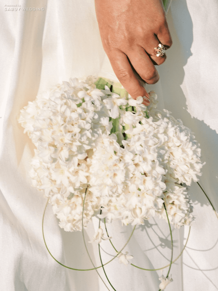 5 ไอเดียจัดงานแต่งโทน Cloud Dancer สี Pantone 2026