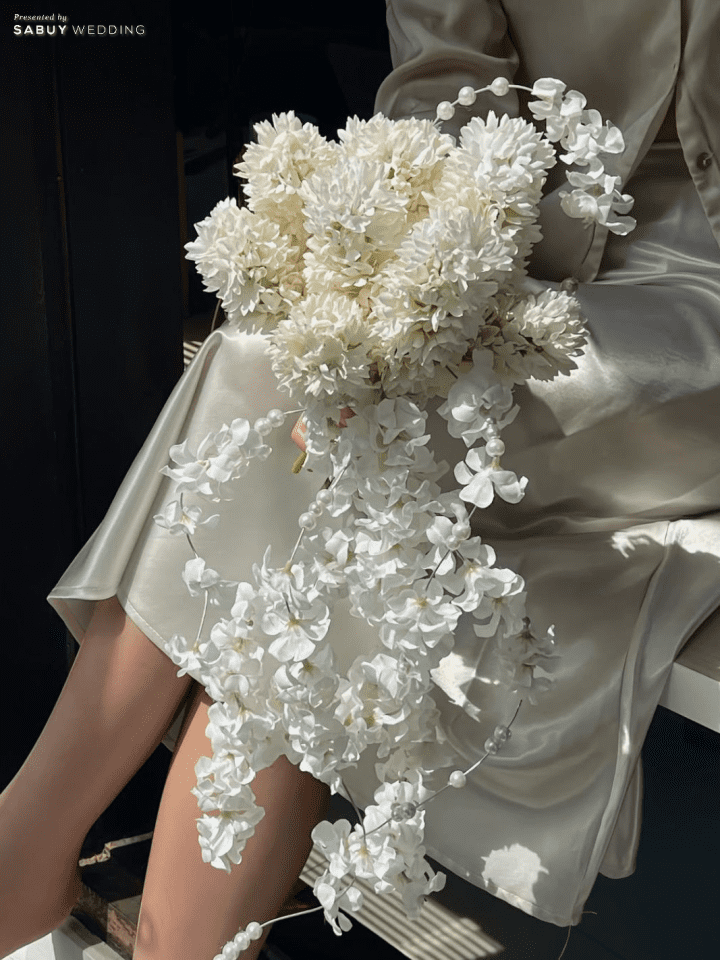 5 ไอเดียจัดงานแต่งโทน Cloud Dancer สี Pantone 2026