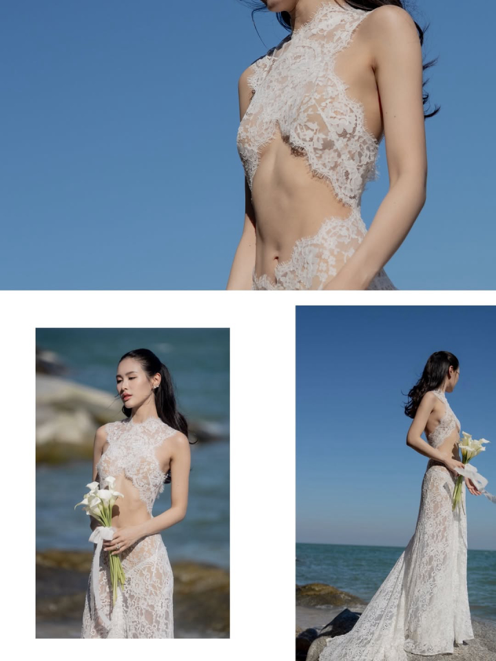  ส่องลุค Pre Wedding “บุ๊ค วง Olives” สวยเรียบหรู ดูดี เซ็กซี่สุดใจ