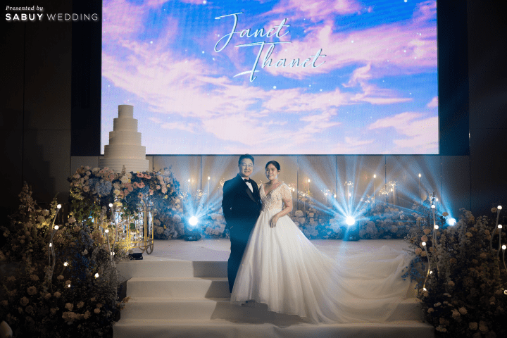  รีวิวงานแต่งสีพาสเทลแสนหวาน พร้อมพิธีไทยฟีลแสงธรรมชาติ @ Chatrium Grand Bangkok