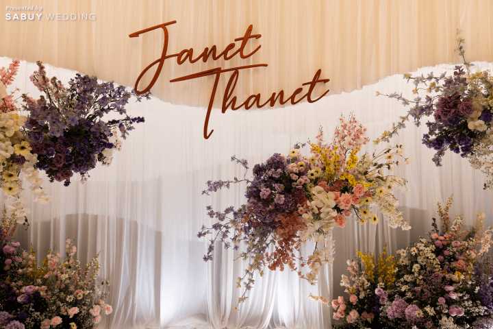  รีวิวงานแต่งสีพาสเทลแสนหวาน พร้อมพิธีไทยฟีลแสงธรรมชาติ @ Chatrium Grand Bangkok