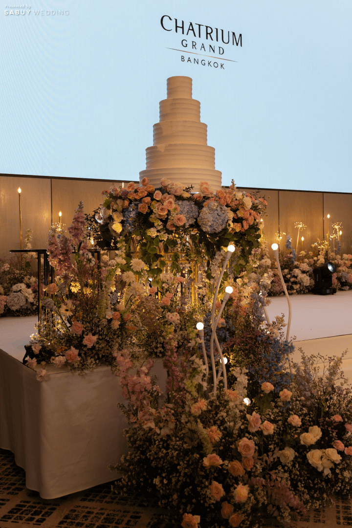  รีวิวงานแต่งสีพาสเทลแสนหวาน พร้อมพิธีไทยฟีลแสงธรรมชาติ @ Chatrium Grand Bangkok