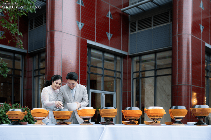  รีวิวงานแต่งสีพาสเทลแสนหวาน พร้อมพิธีไทยฟีลแสงธรรมชาติ @ Chatrium Grand Bangkok