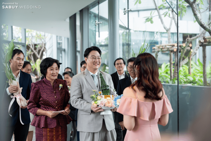  รีวิวงานแต่งสีพาสเทลแสนหวาน พร้อมพิธีไทยฟีลแสงธรรมชาติ @ Chatrium Grand Bangkok