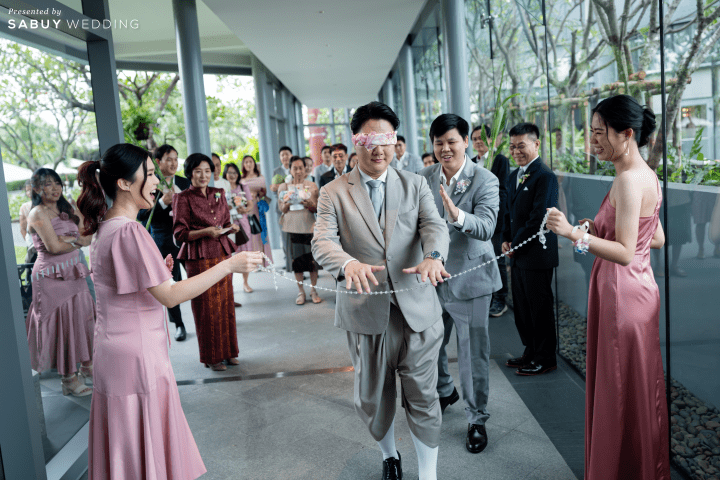  รีวิวงานแต่งสีพาสเทลแสนหวาน พร้อมพิธีไทยฟีลแสงธรรมชาติ @ Chatrium Grand Bangkok