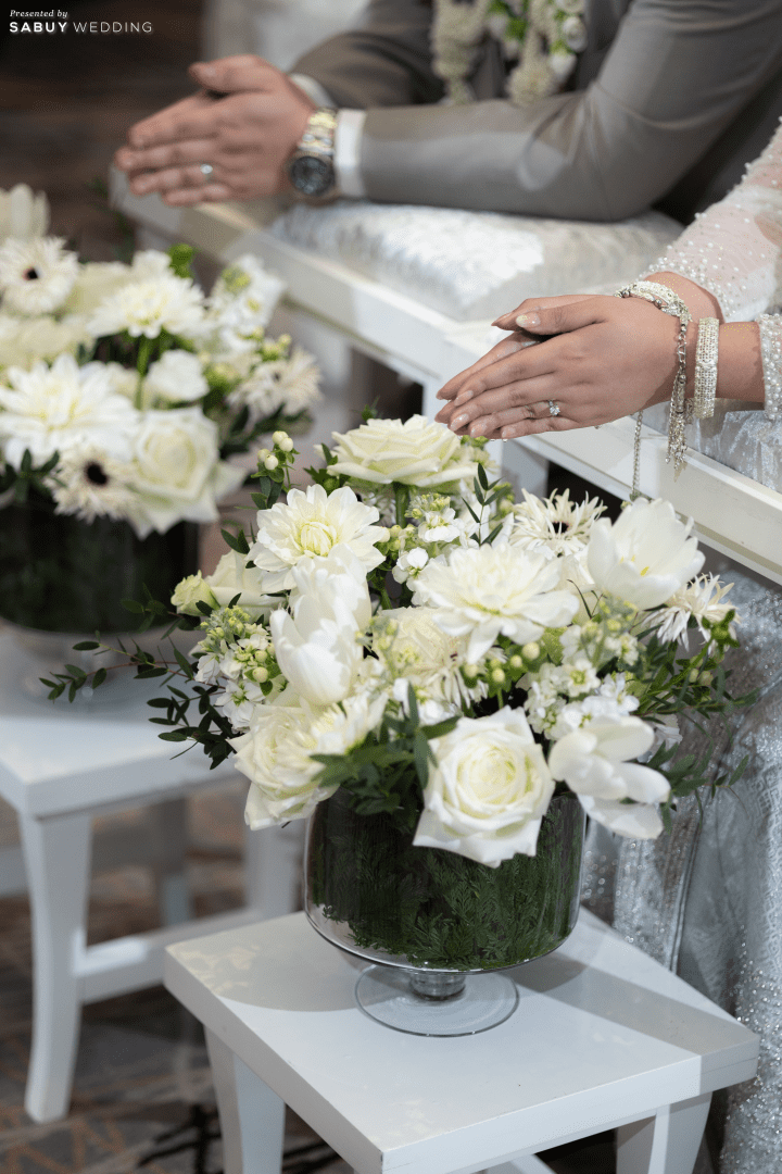  รีวิวงานแต่งสีพาสเทลแสนหวาน พร้อมพิธีไทยฟีลแสงธรรมชาติ @ Chatrium Grand Bangkok