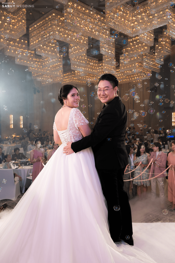  รีวิวงานแต่งสีพาสเทลแสนหวาน พร้อมพิธีไทยฟีลแสงธรรมชาติ @ Chatrium Grand Bangkok