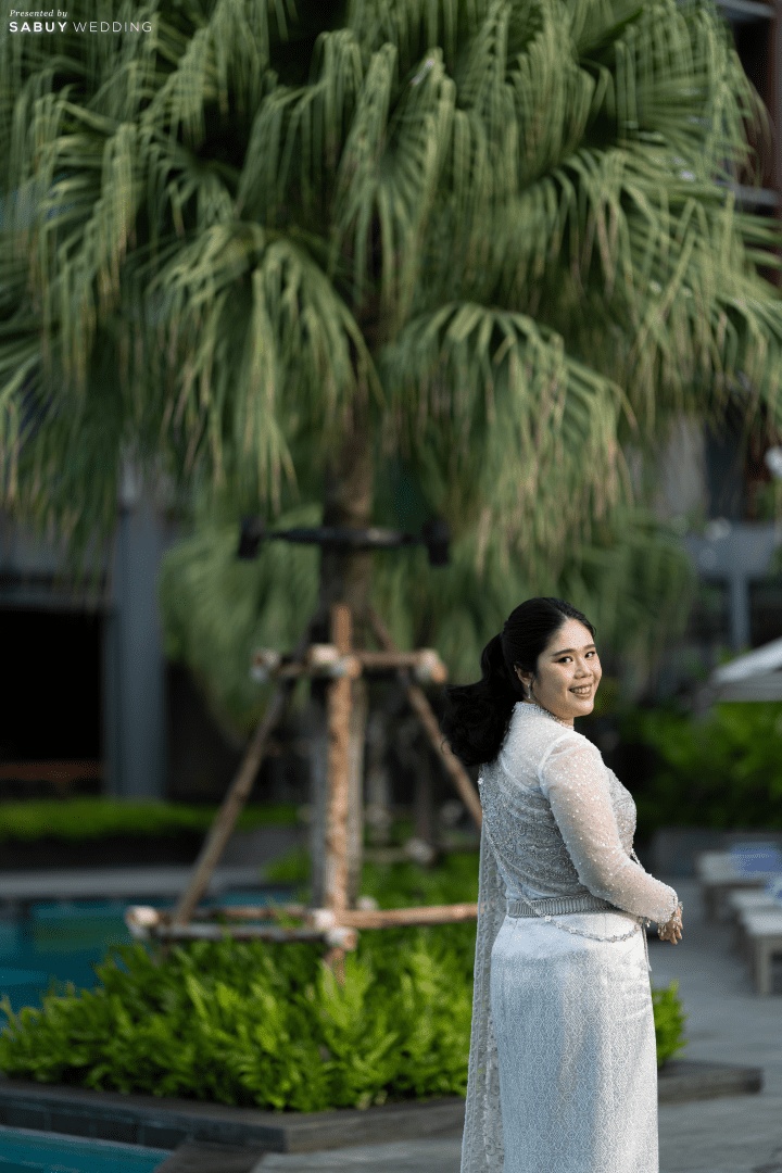  รีวิวงานแต่งสีพาสเทลแสนหวาน พร้อมพิธีไทยฟีลแสงธรรมชาติ @ Chatrium Grand Bangkok