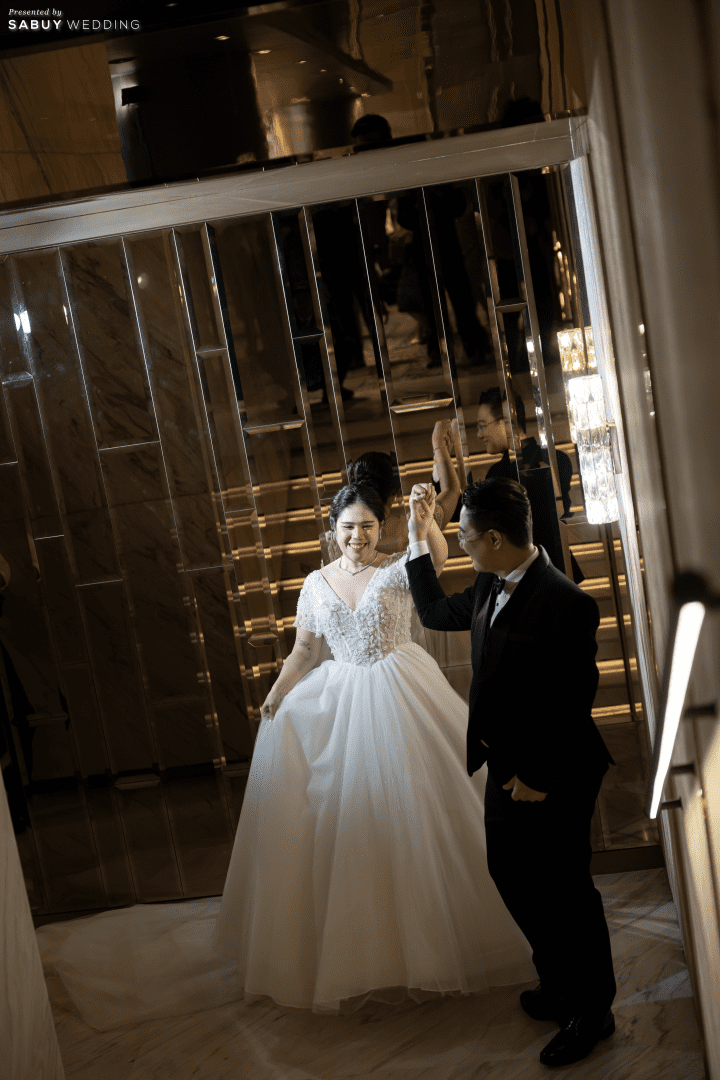  รีวิวงานแต่งสีพาสเทลแสนหวาน พร้อมพิธีไทยฟีลแสงธรรมชาติ @ Chatrium Grand Bangkok