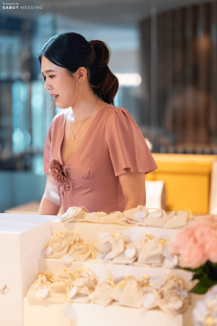  รีวิวงานแต่งสีพาสเทลแสนหวาน พร้อมพิธีไทยฟีลแสงธรรมชาติ @ Chatrium Grand Bangkok