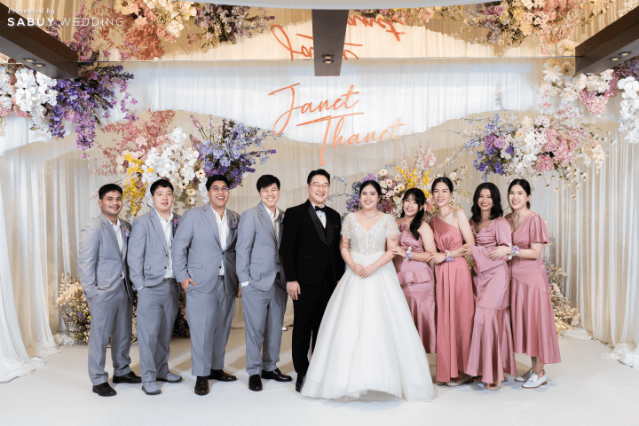  รีวิวงานแต่งสีพาสเทลแสนหวาน พร้อมพิธีไทยฟีลแสงธรรมชาติ @ Chatrium Grand Bangkok