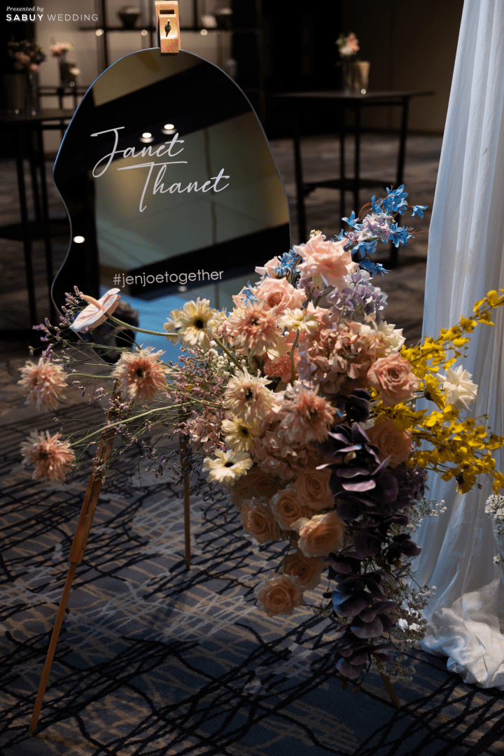  รีวิวงานแต่งสีพาสเทลแสนหวาน พร้อมพิธีไทยฟีลแสงธรรมชาติ @ Chatrium Grand Bangkok