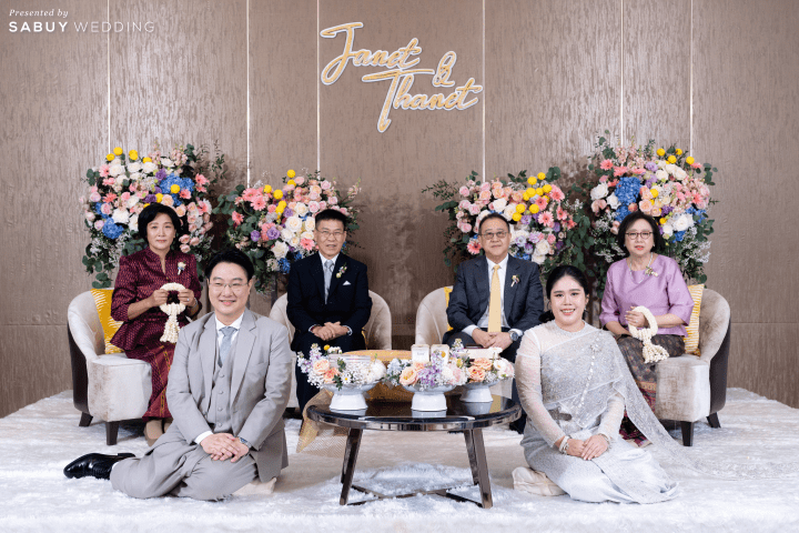  รีวิวงานแต่งสีพาสเทลแสนหวาน พร้อมพิธีไทยฟีลแสงธรรมชาติ @ Chatrium Grand Bangkok