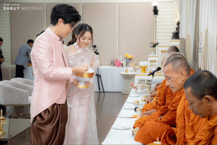  รีวิวงานแต่งคู่รักไทย-ญี่ปุ่น ธีมสีคัลเลอร์ฟูล พร้อมชุดเจ้าสาวลายซากุระ @ Kalanan Riverside Resort