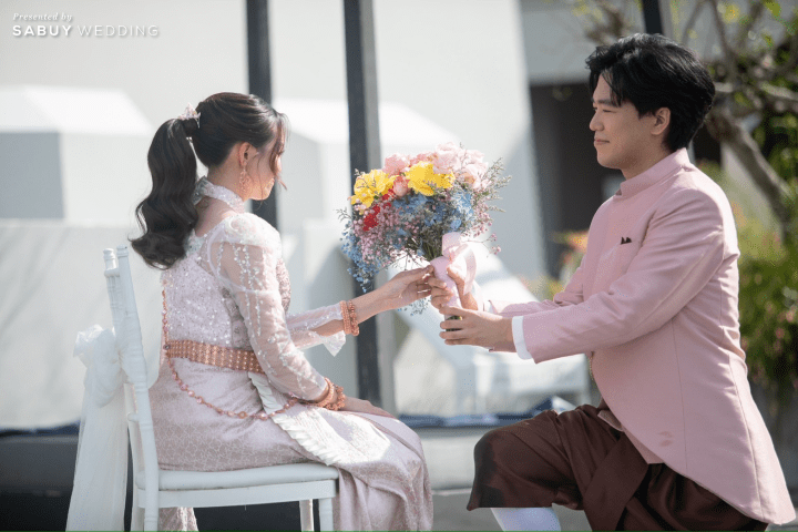  รีวิวงานแต่งคู่รักไทย-ญี่ปุ่น ธีมสีคัลเลอร์ฟูล พร้อมชุดเจ้าสาวลายซากุระ @ Kalanan Riverside Resort