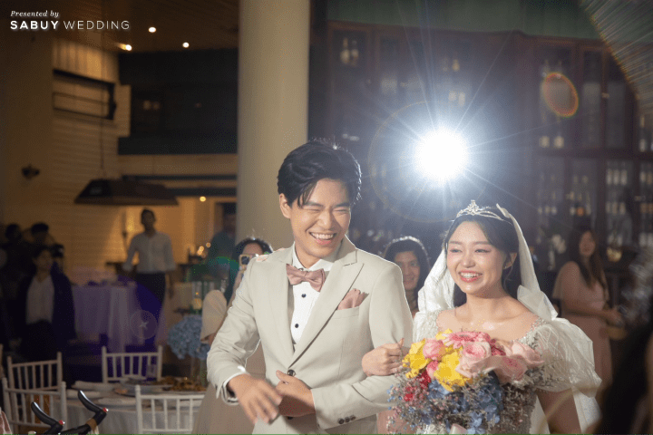  รีวิวงานแต่งคู่รักไทย-ญี่ปุ่น ธีมสีคัลเลอร์ฟูล พร้อมชุดเจ้าสาวลายซากุระ @ Kalanan Riverside Resort