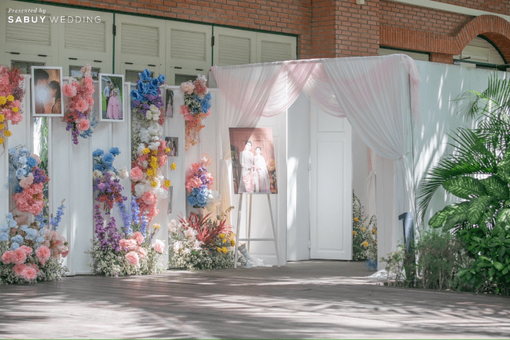  รีวิวงานแต่งคู่รักไทย-ญี่ปุ่น ธีมสีคัลเลอร์ฟูล พร้อมชุดเจ้าสาวลายซากุระ @ Kalanan Riverside Resort