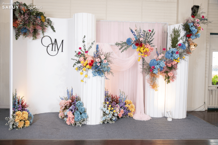  รีวิวงานแต่งคู่รักไทย-ญี่ปุ่น ธีมสีคัลเลอร์ฟูล พร้อมชุดเจ้าสาวลายซากุระ @ Kalanan Riverside Resort