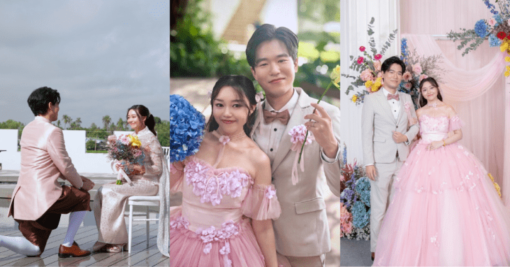  รีวิวงานแต่งคู่รักไทย-ญี่ปุ่น ธีมสีคัลเลอร์ฟูล พร้อมชุดเจ้าสาวลายซากุระ @ Kalanan Riverside Resort