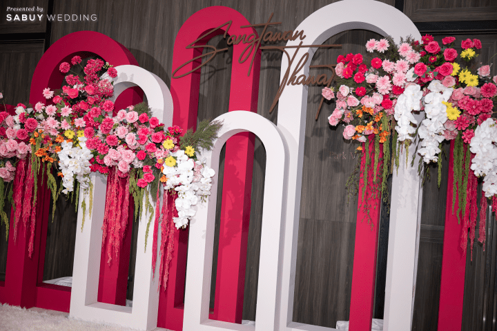  รีวิวงานแต่งวิวสวนสวยกลางเมือง ธีมสีช็อกกิ้งพิงค์ @ Bliston Suwan Park View Hotel & Serviced Residence