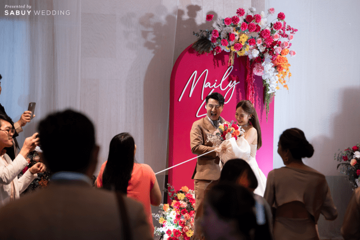  รีวิวงานแต่งวิวสวนสวยกลางเมือง ธีมสีช็อกกิ้งพิงค์ @ Bliston Suwan Park View Hotel & Serviced Residence