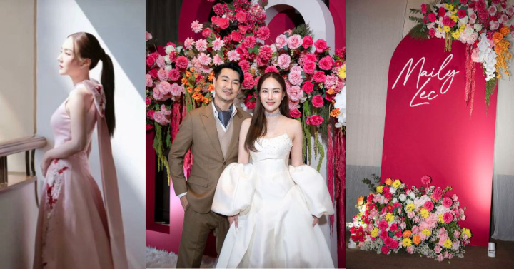  รีวิวงานแต่งวิวสวนสวยกลางเมือง ธีมสีช็อกกิ้งพิงค์ @ Bliston Suwan Park View Hotel & Serviced Residence