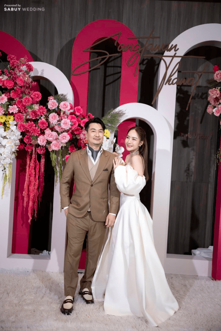  รีวิวงานแต่งวิวสวนสวยกลางเมือง ธีมสีช็อกกิ้งพิงค์ @ Bliston Suwan Park View Hotel & Serviced Residence