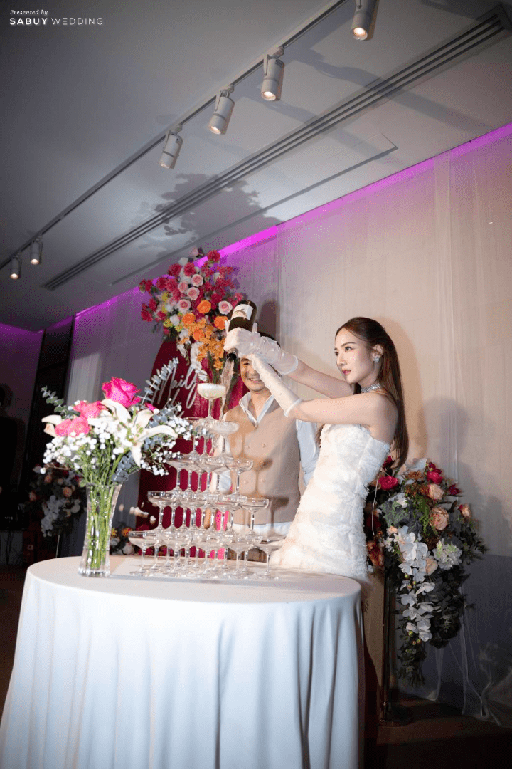  รีวิวงานแต่งวิวสวนสวยกลางเมือง ธีมสีช็อกกิ้งพิงค์ @ Bliston Suwan Park View Hotel & Serviced Residence