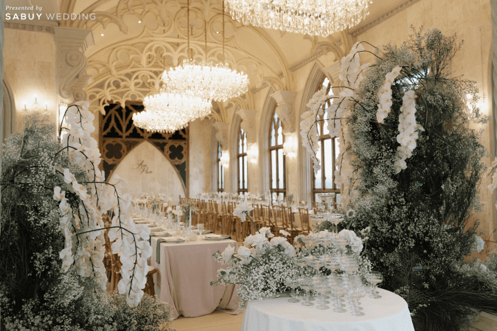  รีวิวงานแต่ง Timeless White สวยโรแมนติก คลาสสิคกลางมวลดอกไม้ @ Chivalry's Story