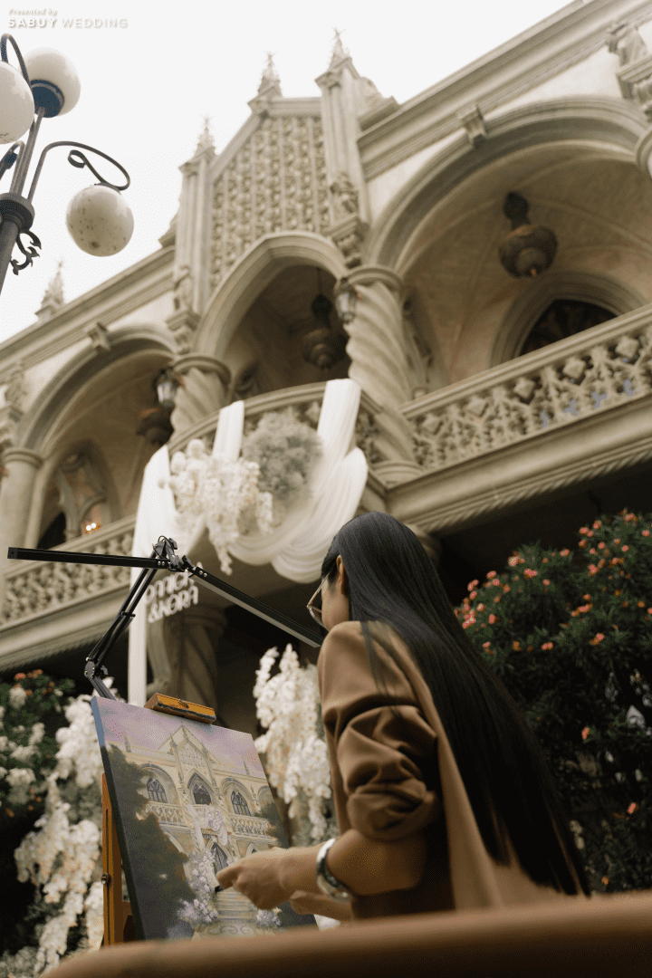  รีวิวงานแต่ง Timeless White สวยโรแมนติก คลาสสิคกลางมวลดอกไม้ @ Chivalry's Story