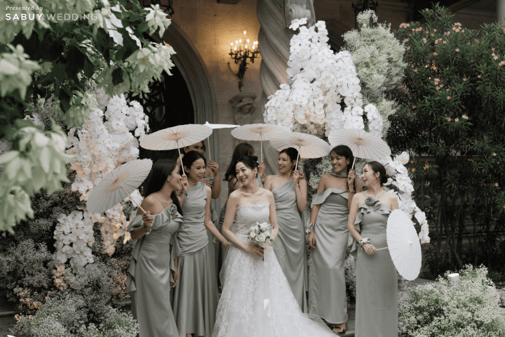  รีวิวงานแต่ง Timeless White สวยโรแมนติก คลาสสิคกลางมวลดอกไม้ @ Chivalry's Story