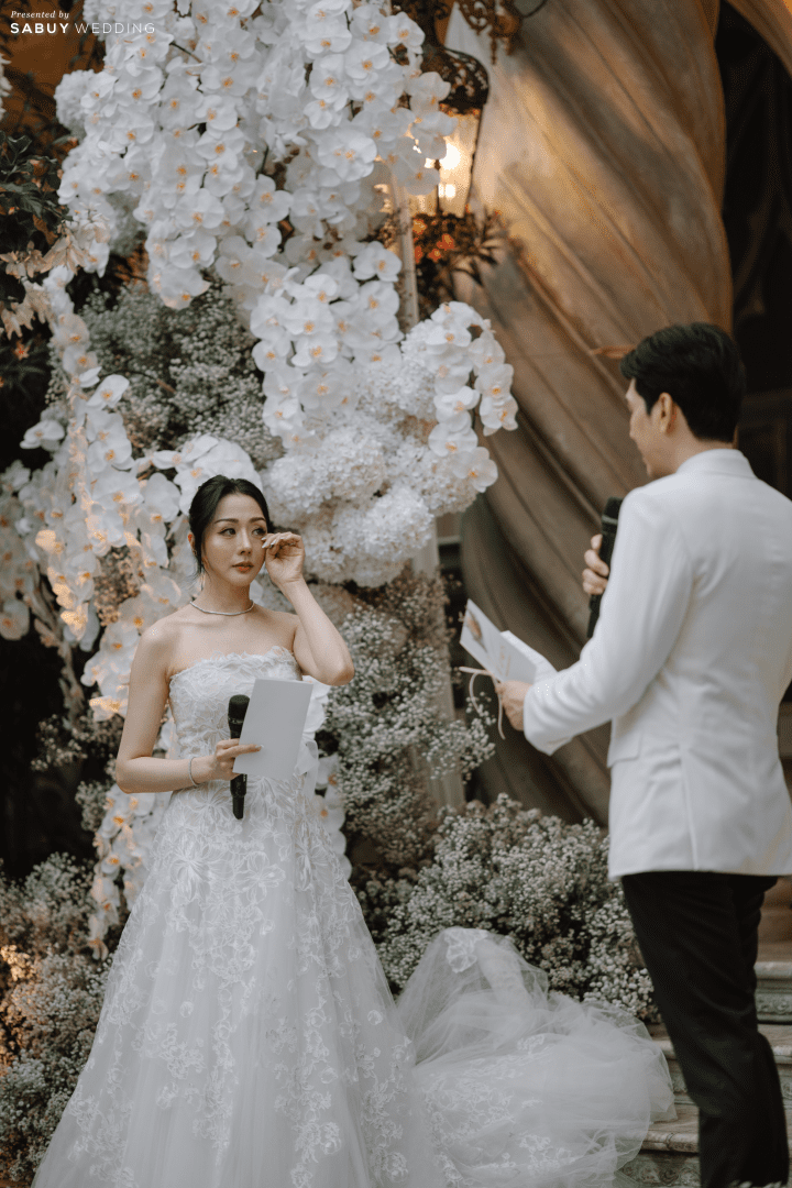  รีวิวงานแต่ง Timeless White สวยโรแมนติก คลาสสิคกลางมวลดอกไม้ @ Chivalry's Story