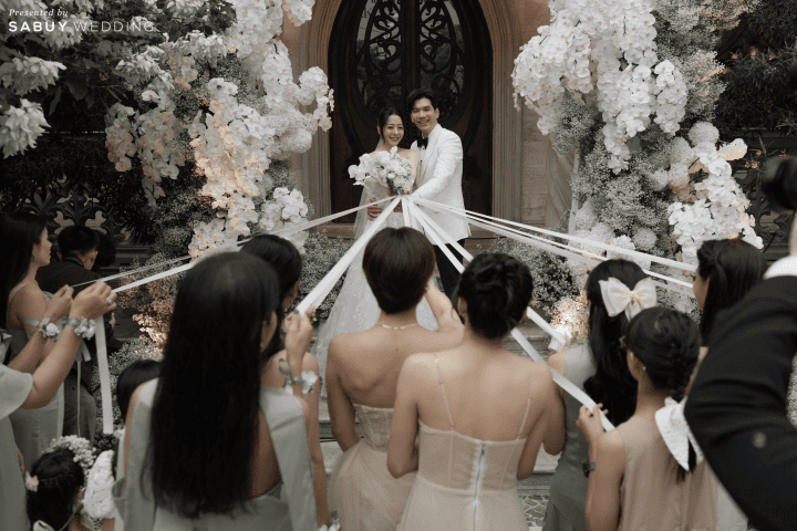  รีวิวงานแต่ง Timeless White สวยโรแมนติก คลาสสิคกลางมวลดอกไม้ @ Chivalry's Story